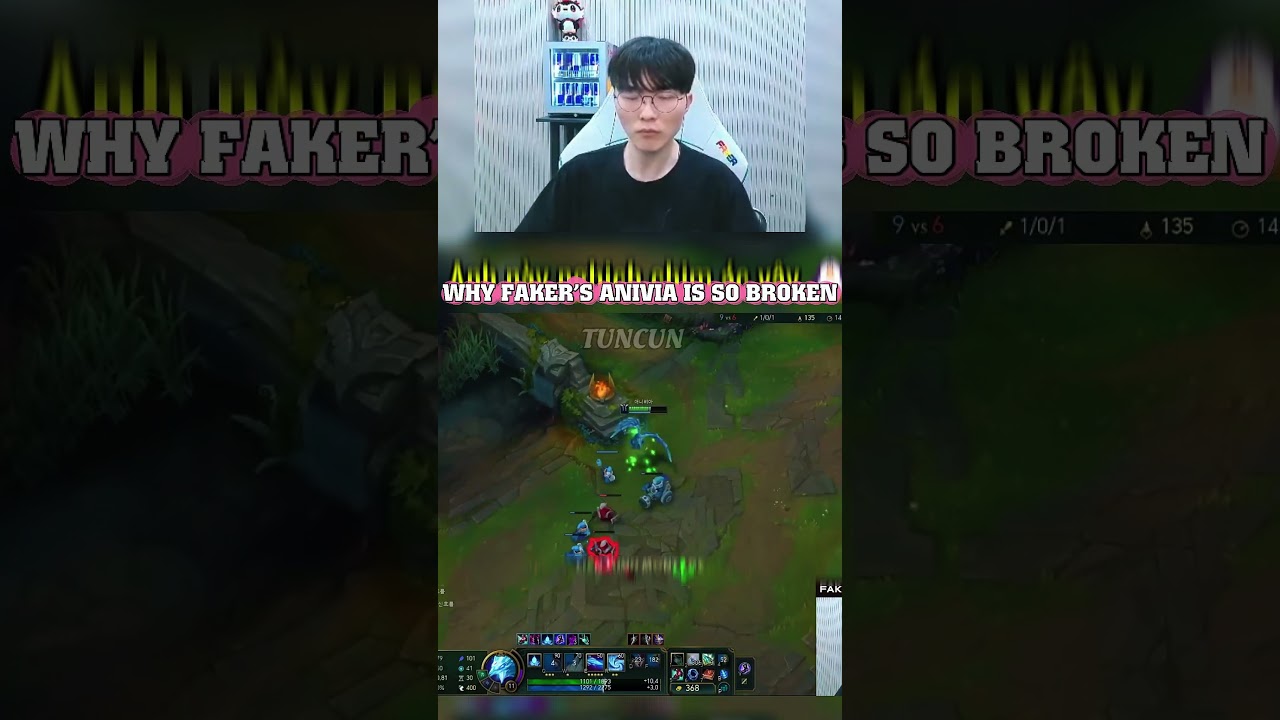 FAKER&rsquo;S ANIVIA IS ON A DIFFERENT LEVEL😱 #shorts #T1WIN #T1Fighting #SKTT1