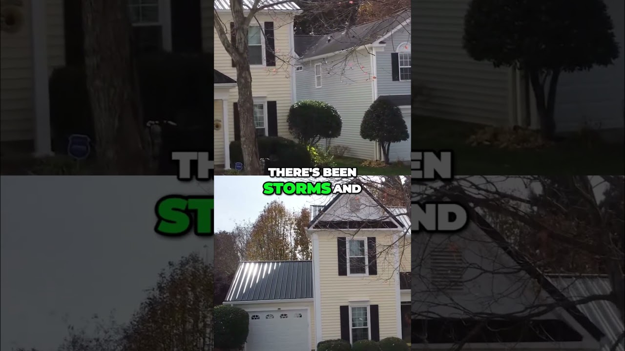 Charlotte, NC Metal Roof transformation #shorts