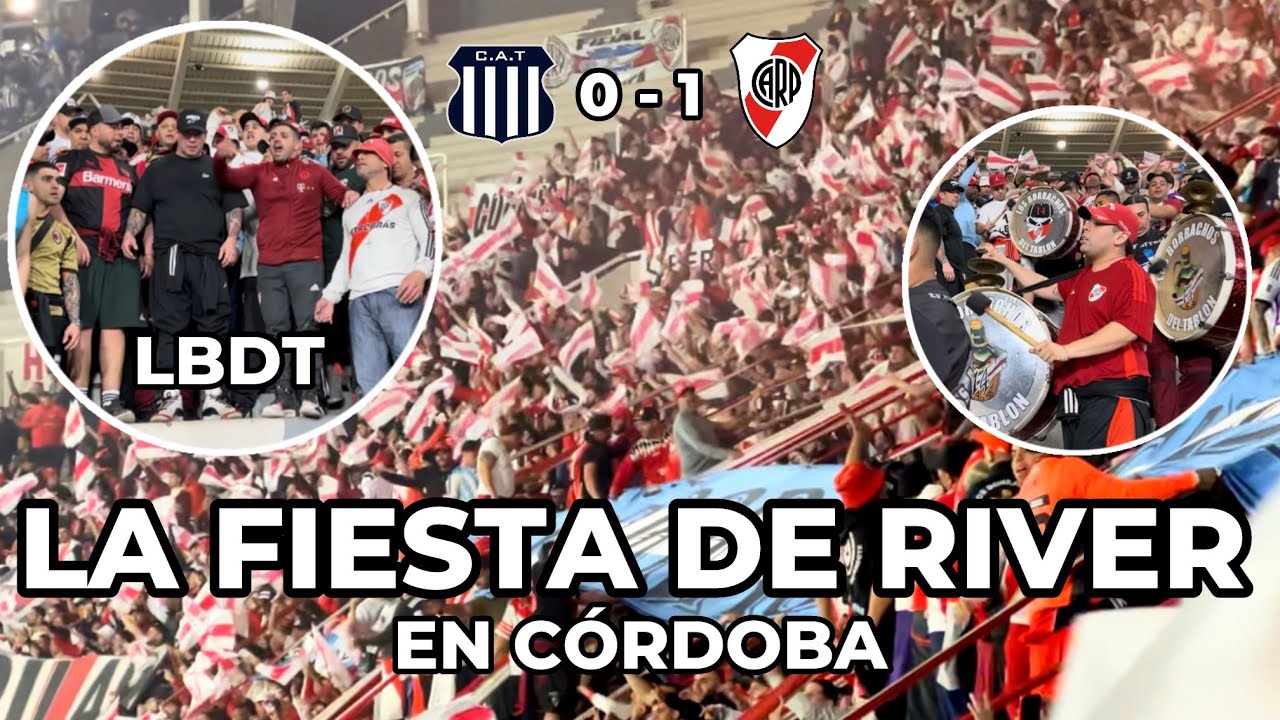 La GUARDIA de Los Borrachos del Tablón a los hinchas de RIVER y todo EL DELIRIO vs. Talleres