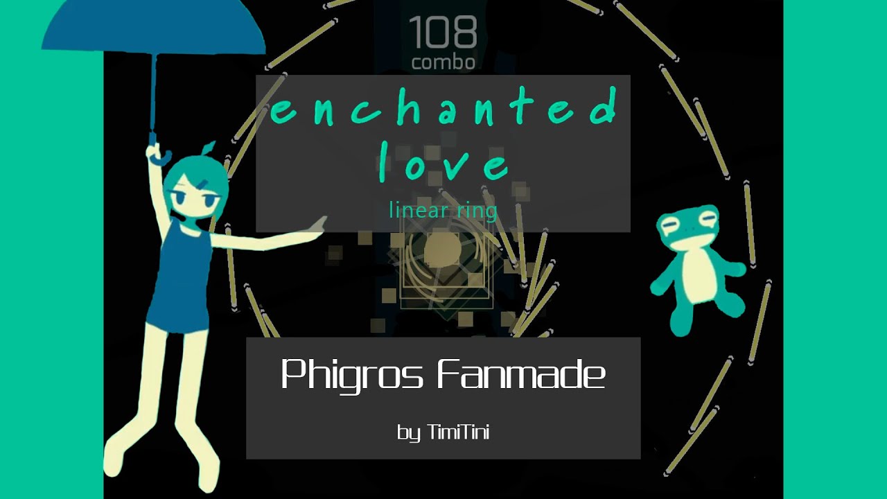 【Phigros Fanmade】Ever Best Phigros Fanmade Chart &mdash;&mdash; Enchanted Love （IN lv.13）Chart Preview