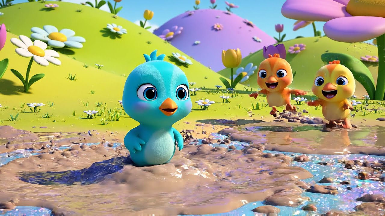 La cría esponjosa de Angry Birds aterrizó | Rimas Infantiles y Canciones para Niños