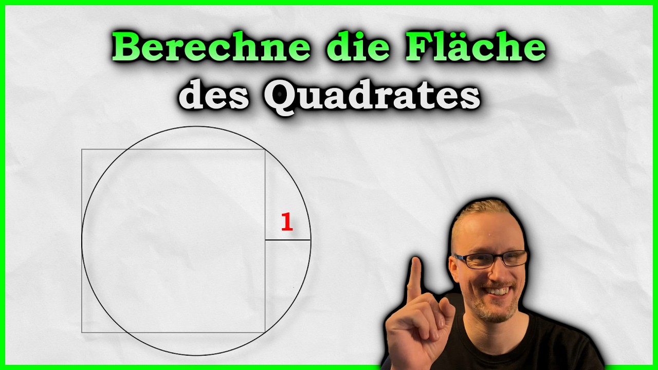 Nur Genies lösen dieses Kreis-Quadrat Rätsel sofort