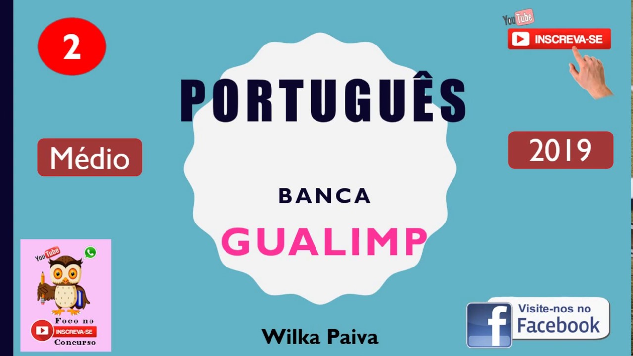 #2 Quest&otilde;es de portugu&ecirc;s da banca GUALIMP