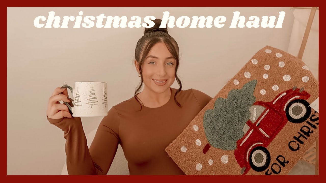 HUGE CHRISTMAS HOME HAUL! next home, the range, home bargains & more ✨