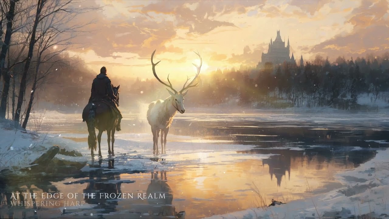 At the edge of the Frozen realm -  Relaxing Fantasy Music for Sleep, Study & Relaxation [No Ads]