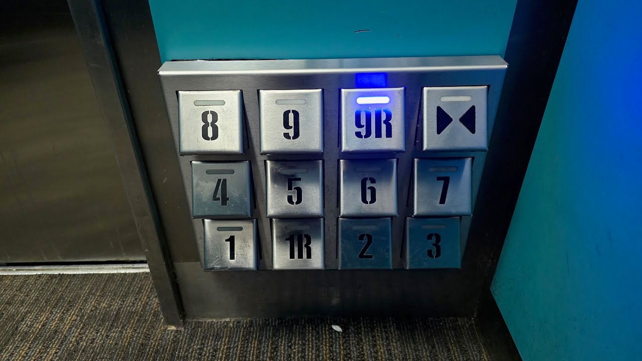 Hampton, VA: Mod in Progress FOOT BUTTONS on  Dover Elevators at the Hampton City Hall