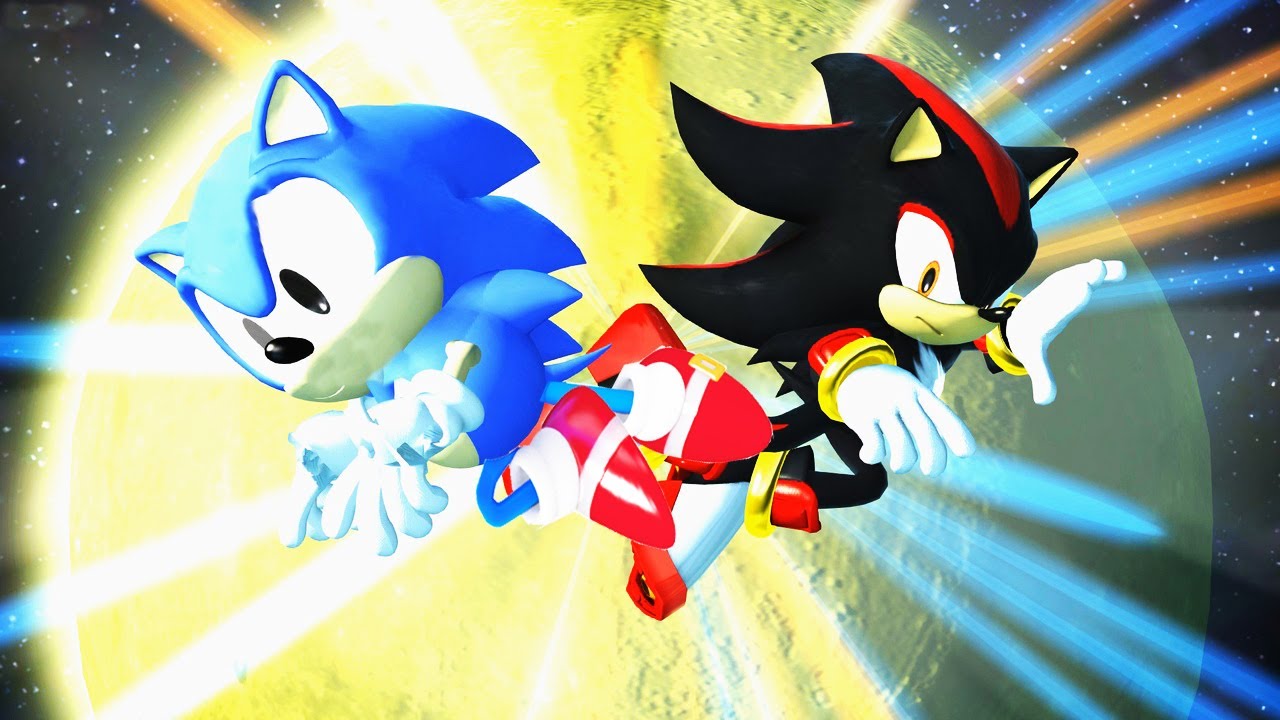 Classic Sonic VS Shadow the Hedgehog (Sonic Generations)
