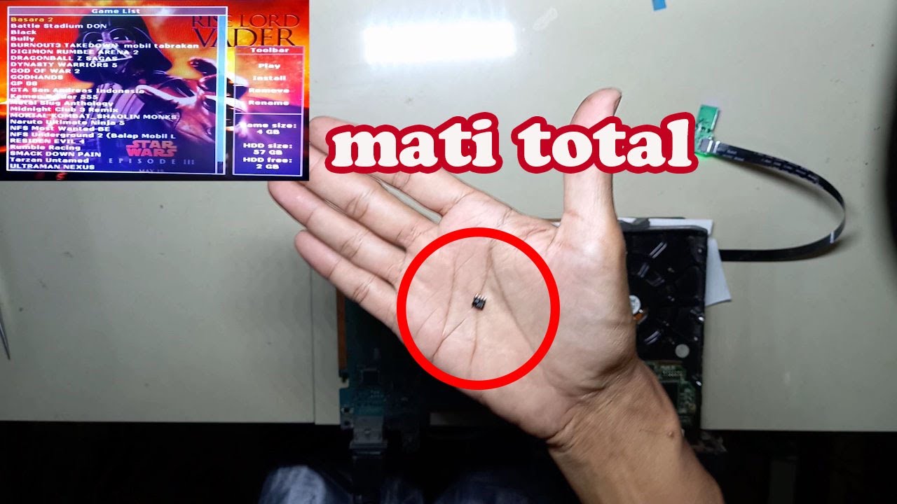 penyebab mesin ps2 mati total