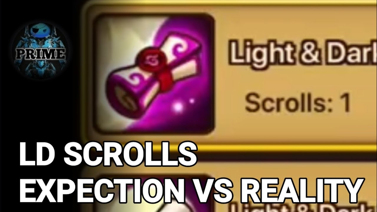 @GenesisPrime LD Scrolls Expection Vs Reality