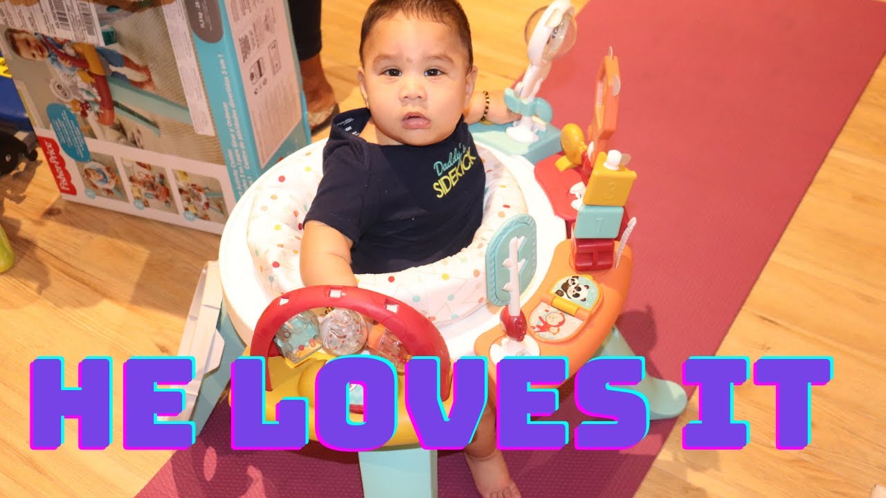 UNBOXING FISHER PRICE 3 IN 1 ACTIVITY CENTRE