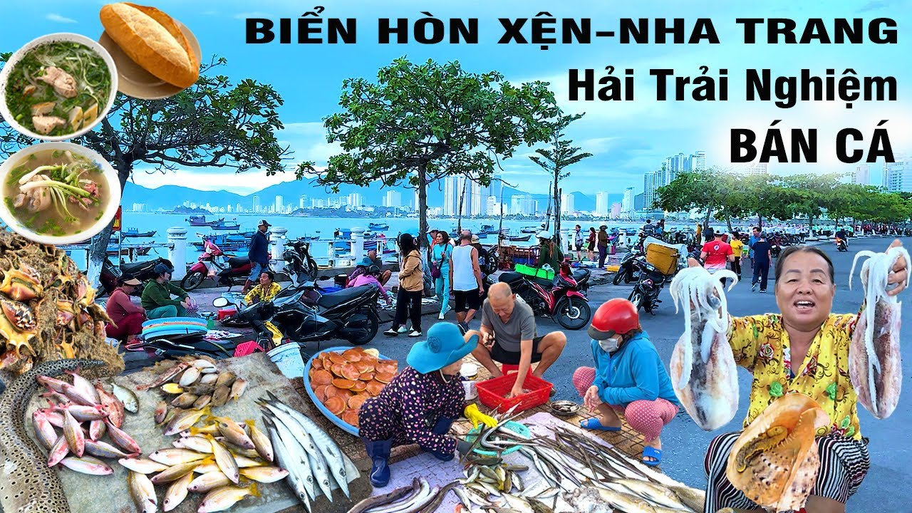 Hải Trải Nghiệm Bán Cá Đầy Kịch Tính, Vui Bất Ngờ Tại Làng Biển Hòn Xện Nha Trang