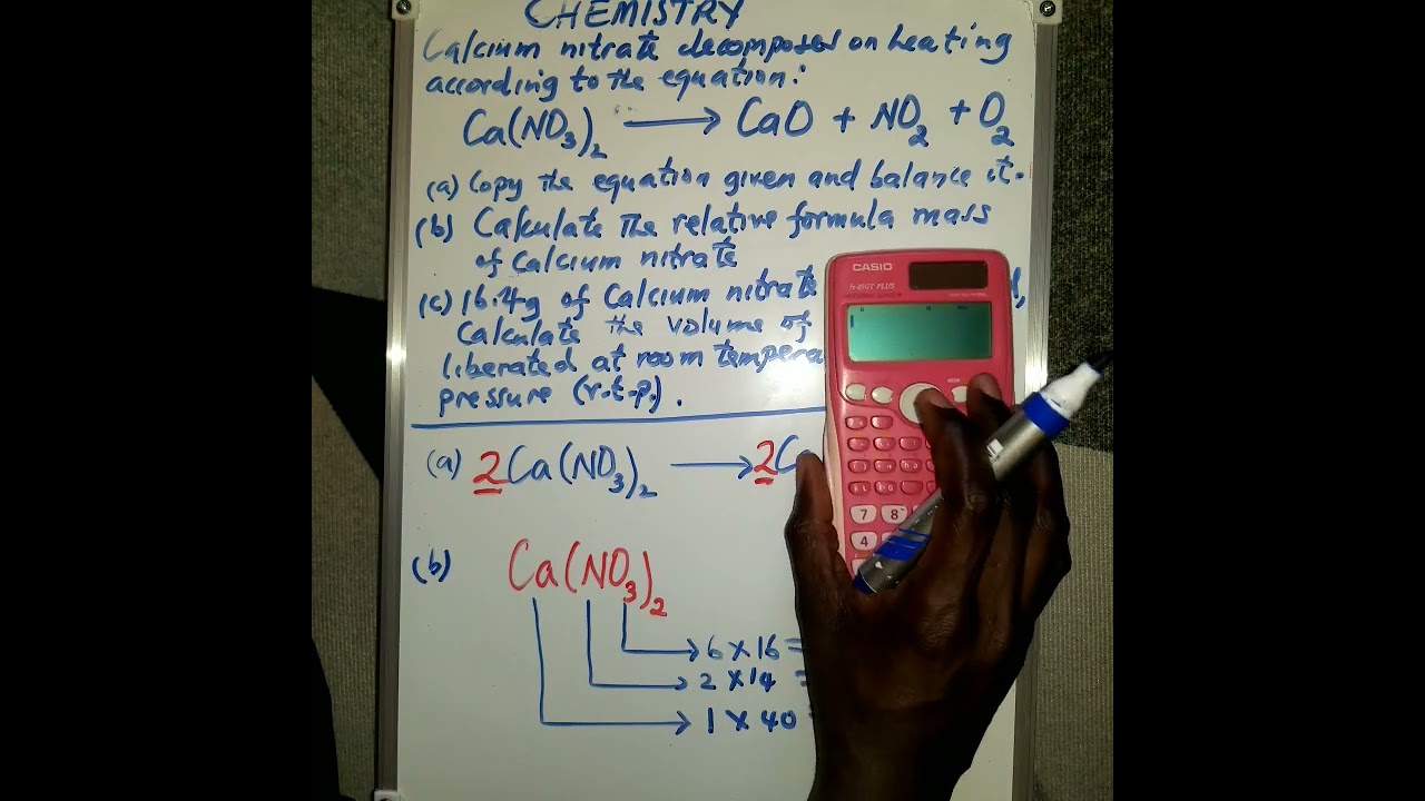Mole concept question and solution 
