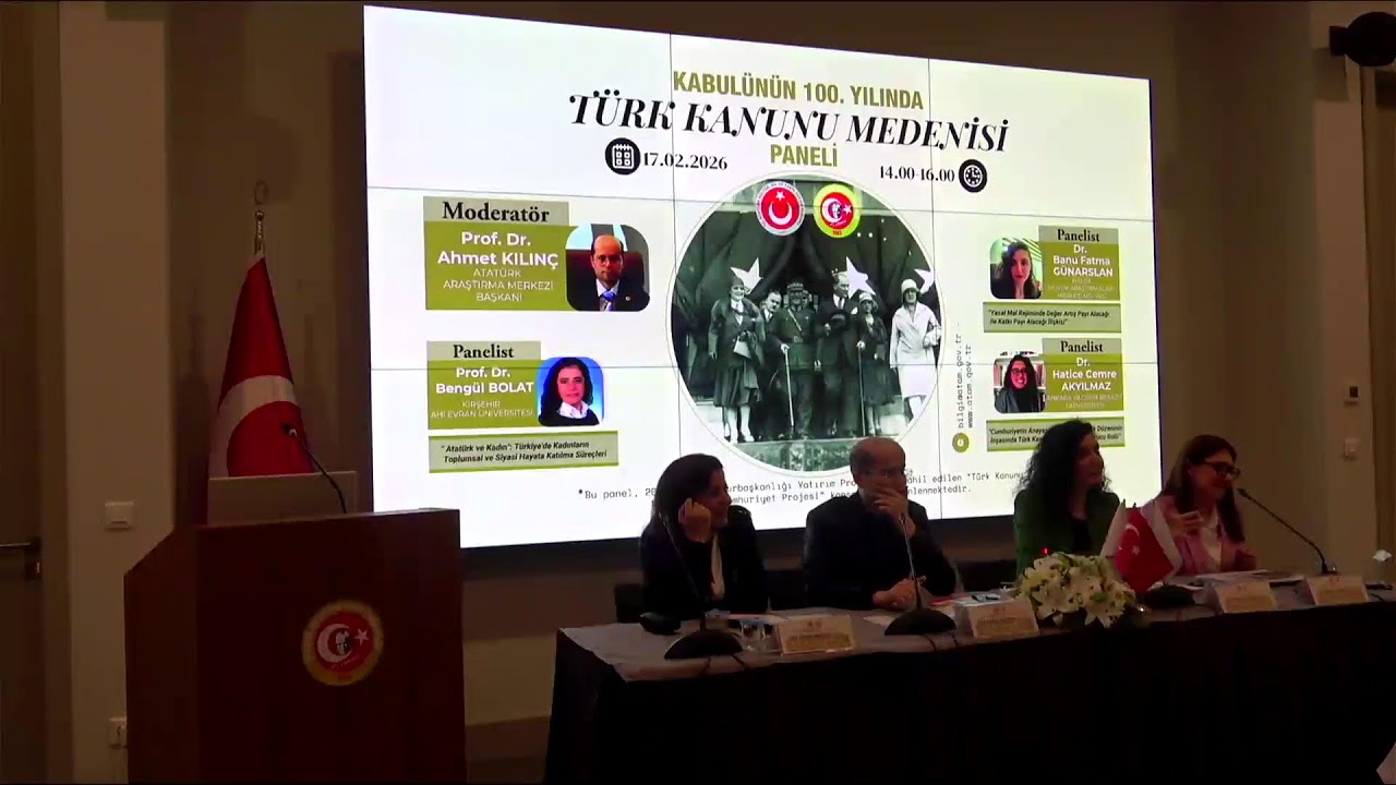Kabulünün 100. Yılında Türk Kanun-i Medenisi Paneli
