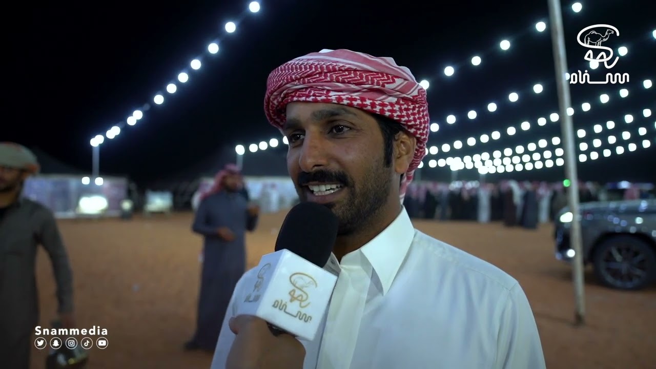 لقاء رجل الأعمال فهد بن فهاد بن جخدب أثناء احتفالهم بالفوز