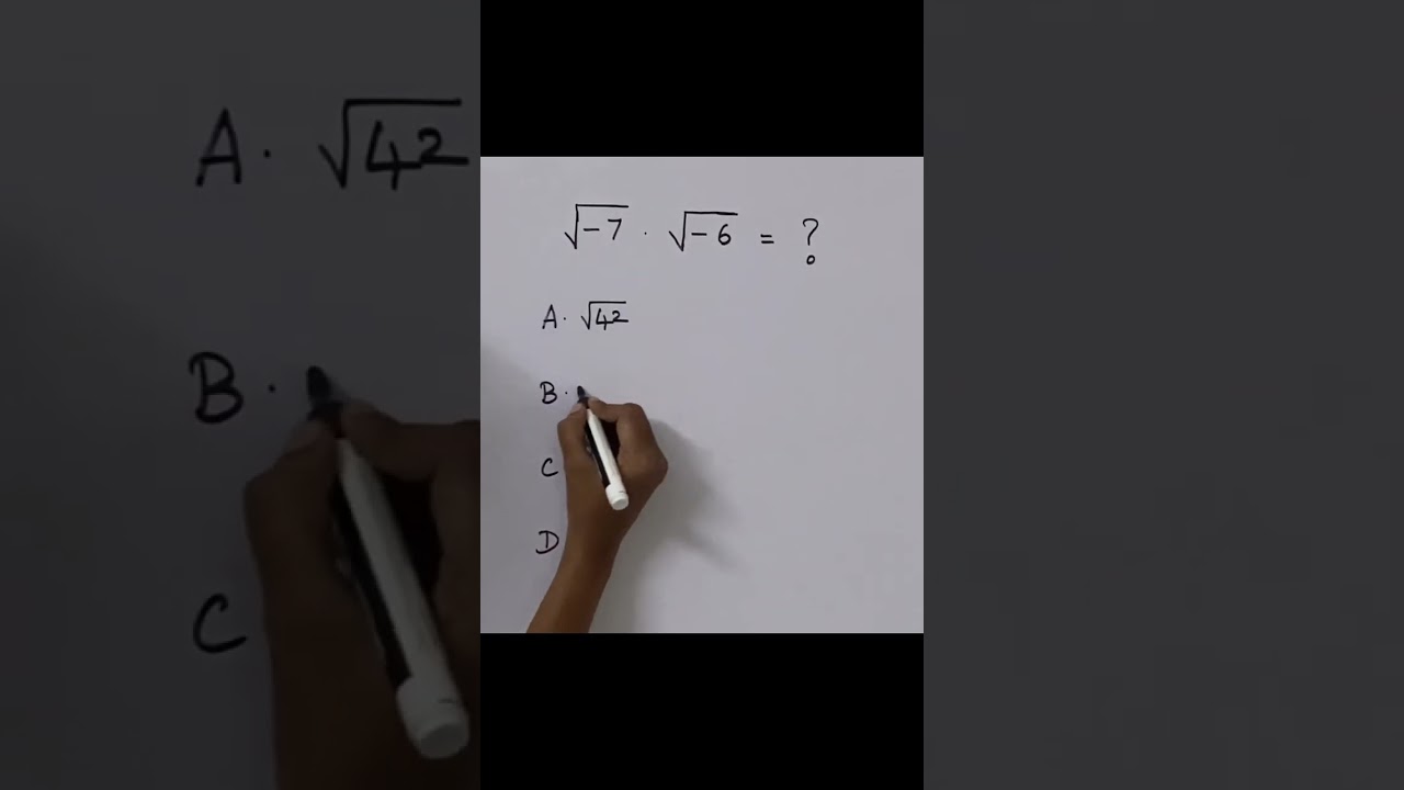 Square root negative number easy