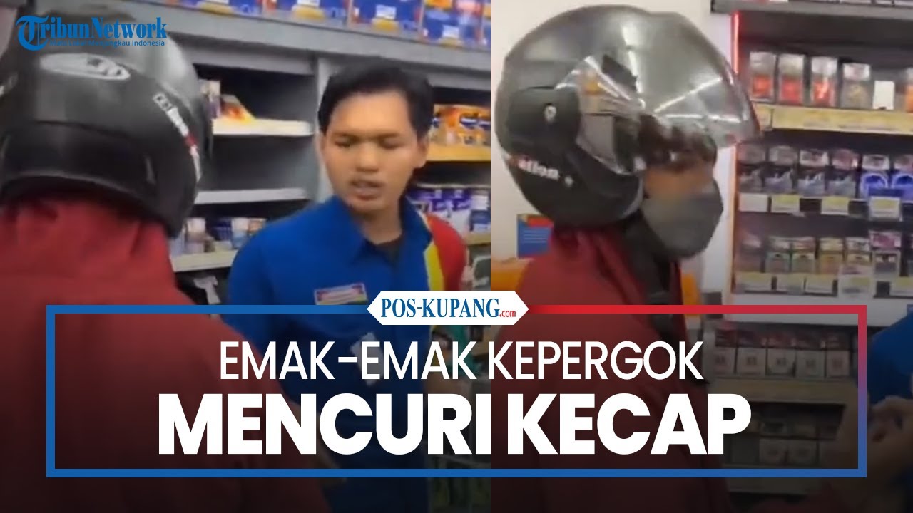Emak-emak Kepergok Mencuri Kecap