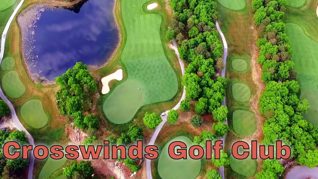 Crosswinds Golf Club Plymouth, MA 4K drone video of Golf Course