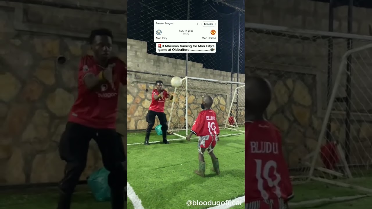 Bryan Mbeumo Man United vs Man City final training 