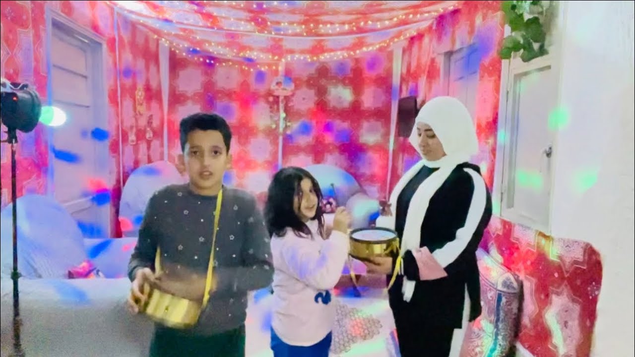 «رد فعل أهلي لما شافوا بيتنا بعد ما حولته خيمة رمضانية 😱 وتكلفتها بسيطه..محدش كان متوقع اللي عملته🫣