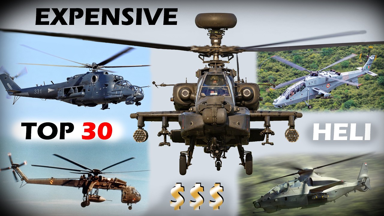 TOP 30 MOST EXPENSIVE ARMY HELICOPTERS!