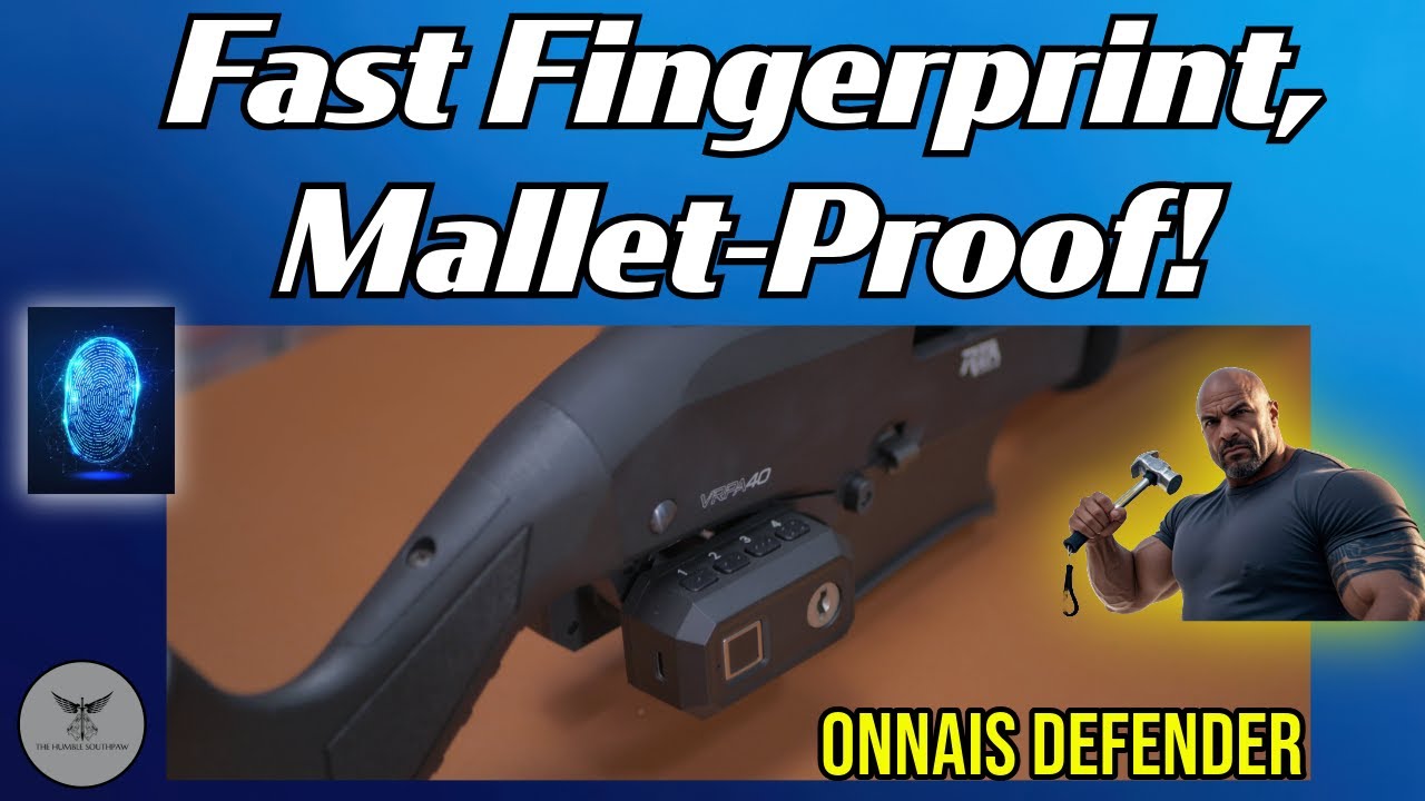 ONNAIS Defender SE Biometric Trigger Lock Review | Fast & Mallet-Proof! #triggerlock #onnais
