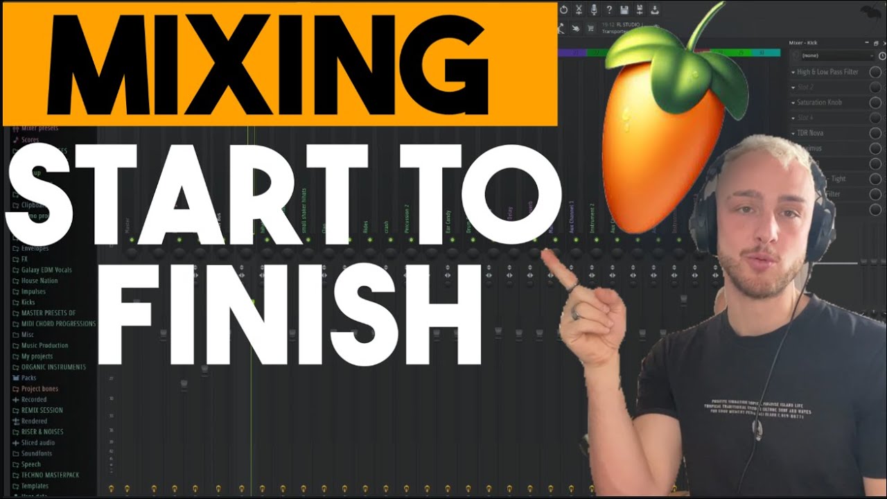 Full In Depth Tech House Mixing Session For Sound Engineers (Fl Studio Tutorial)