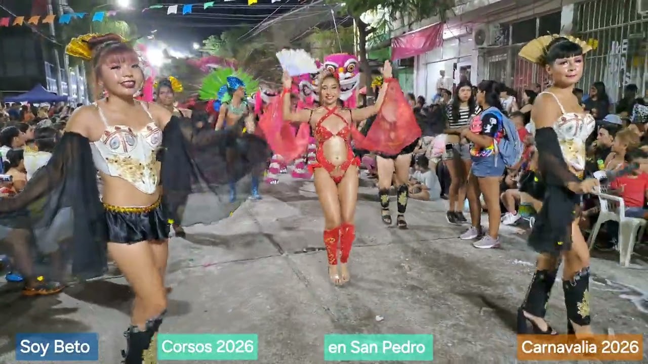 Comparsa Artística Carnavália 2026!! Noche 5 de corsos en san pedro.