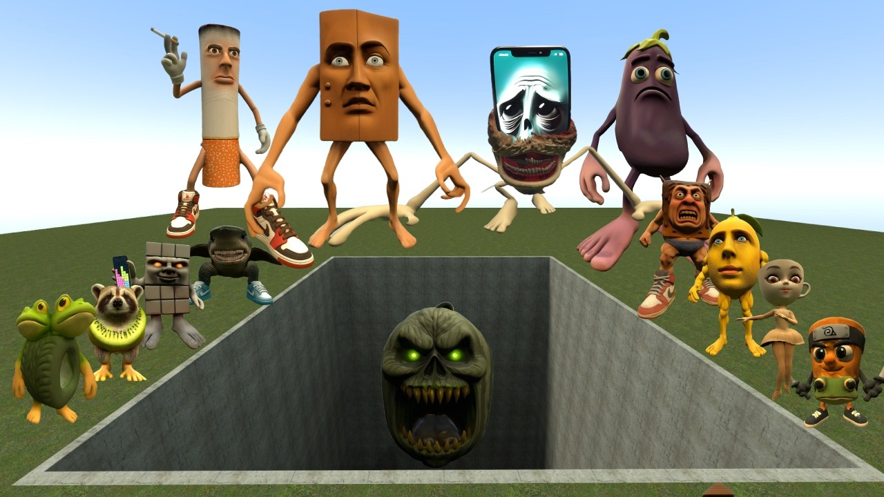 All italian vs lin gang melon ! Garry's mod