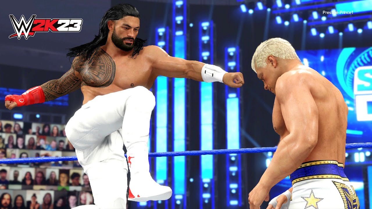 WWE 2K23 - Roman Reigns SUPERMAN PUNCH Compilation!