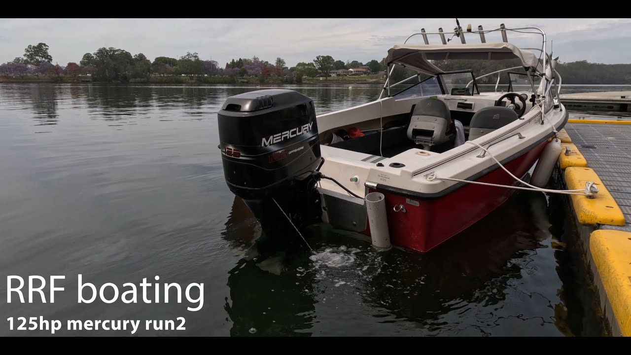 My 1997 Mercury 125 HP offshore on the water