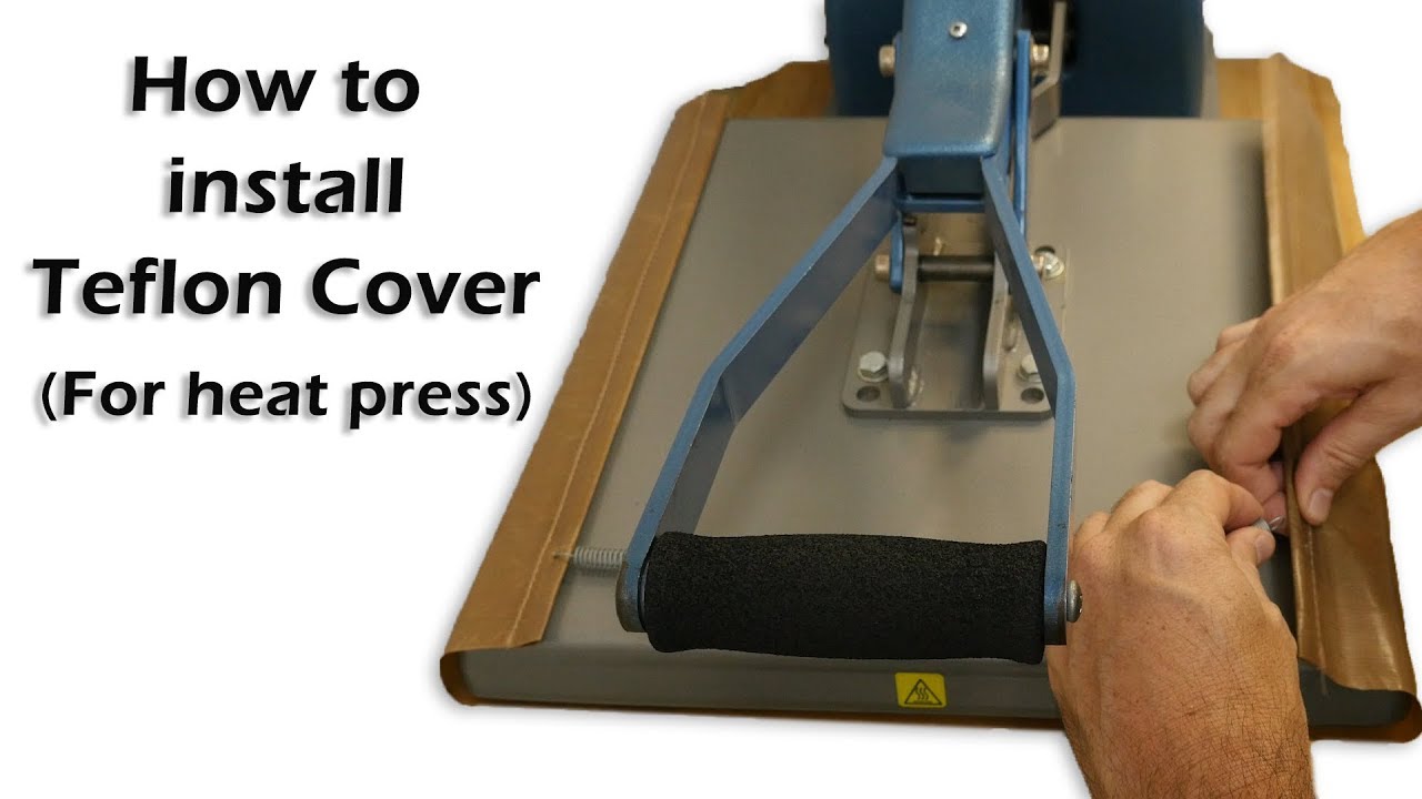 How to install Teflon Cover (for heat press)