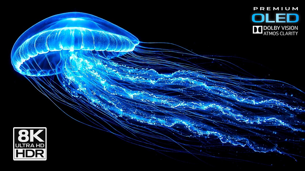 These Jellyfish Don’t Look Real — True 8K Ultra HD HDR Ocean Experience