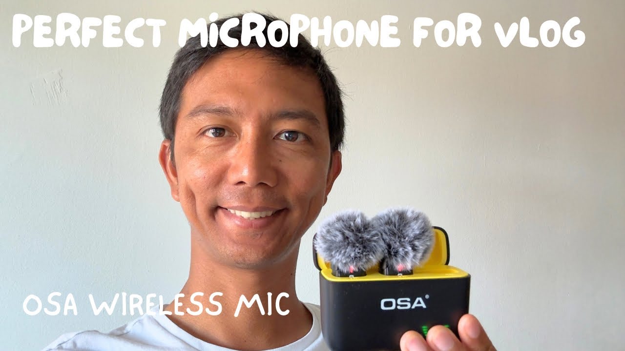 Wireless Microphone OSA Unboxing (BEST for Vlogging)