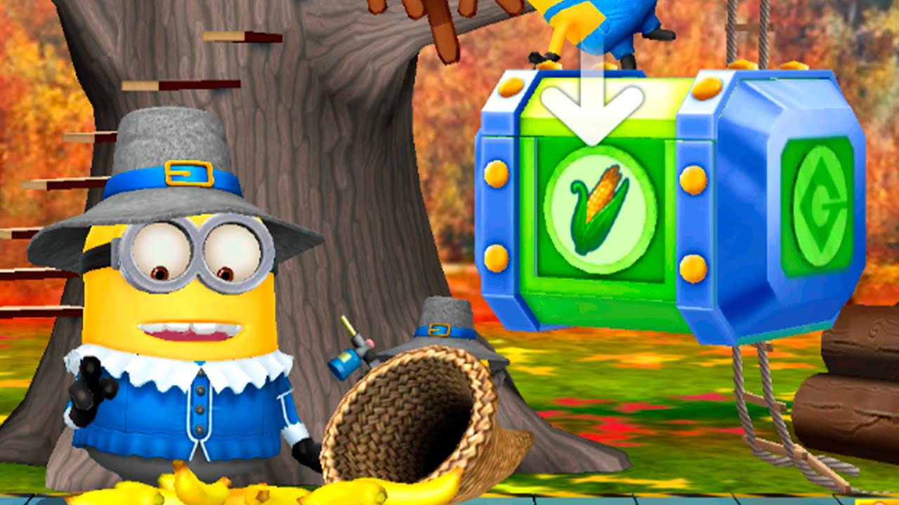 Pilgriminion Minion Rush Thanksminion Day Stage 2 Rewards gameplay walkthrough