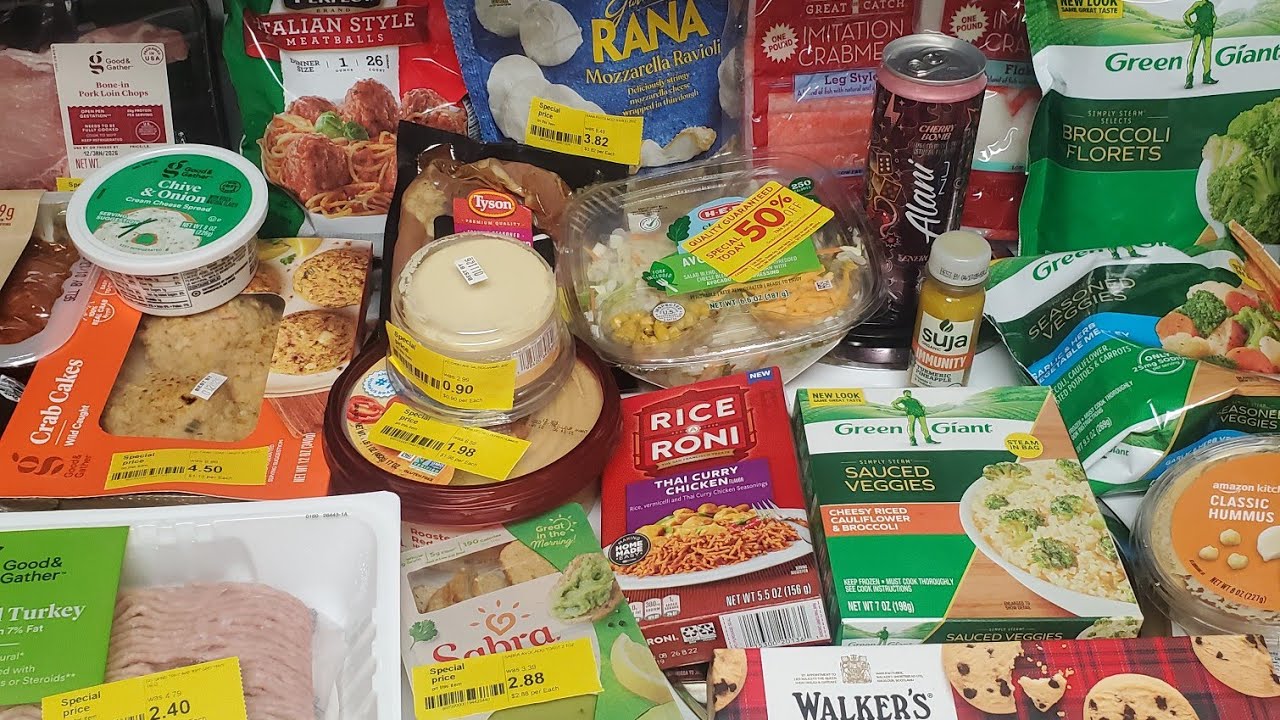 $94 Budget Clearance Grocery Haul - Target, HEB and Amazon Fresh - Hopefully it fits in the Freezer