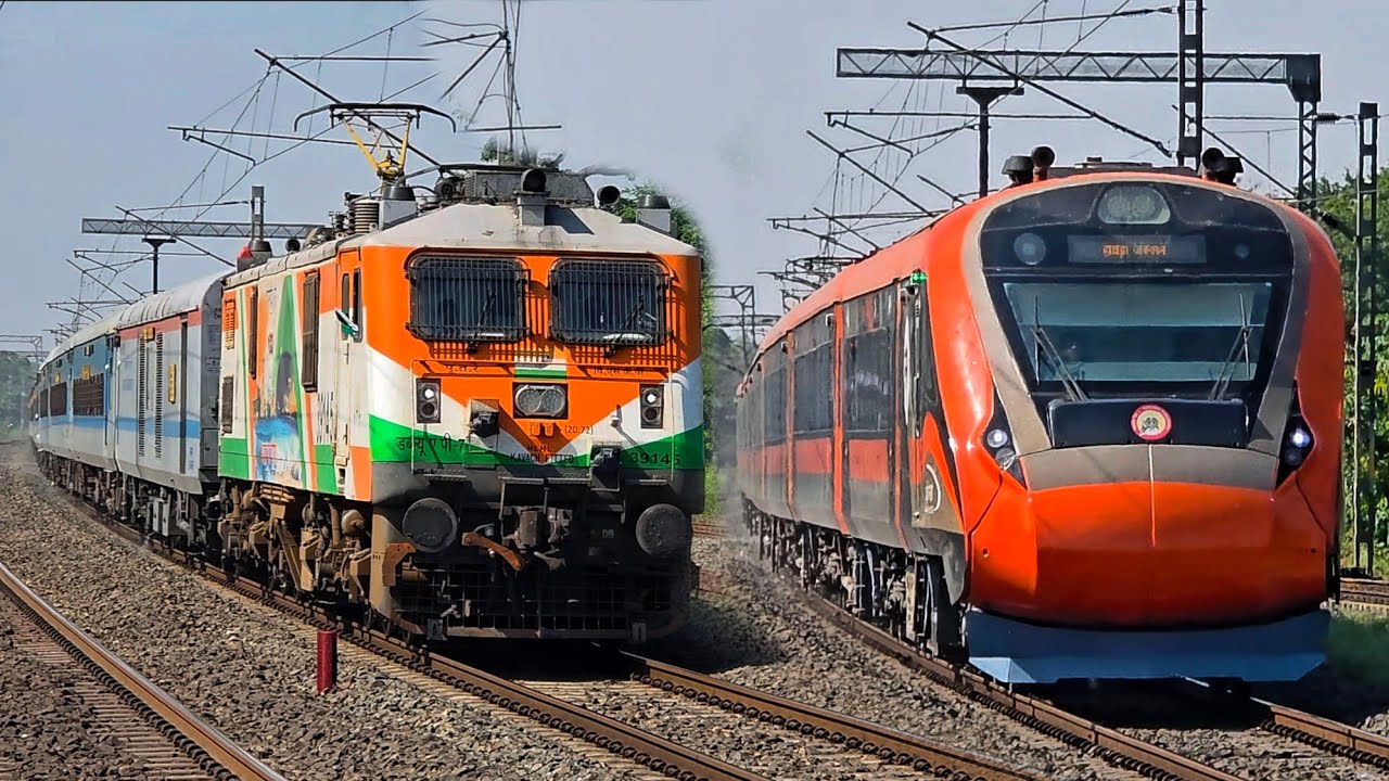 High speed trains : Dangerous WAP7&WAP4 : Duronto Shatabdi Vande Bharat Coromandel - Indian Railways