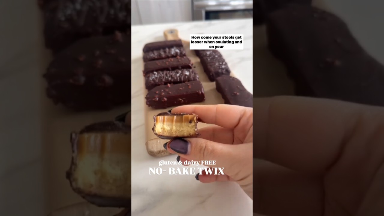 Gluten & dairy FREE PROTEIN TWIX  #glutenfree #dairyfreerecipes #dairyfree #recipe #healthydessert