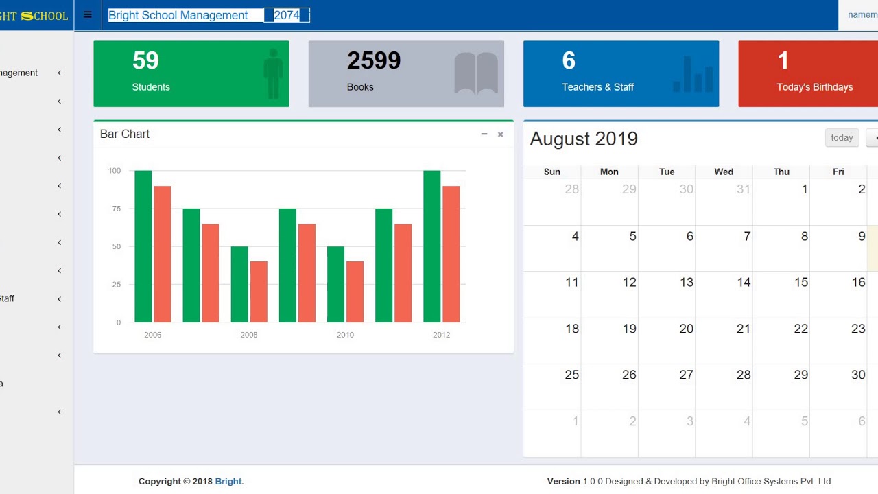 Bright Software: A complete School/College Management Software