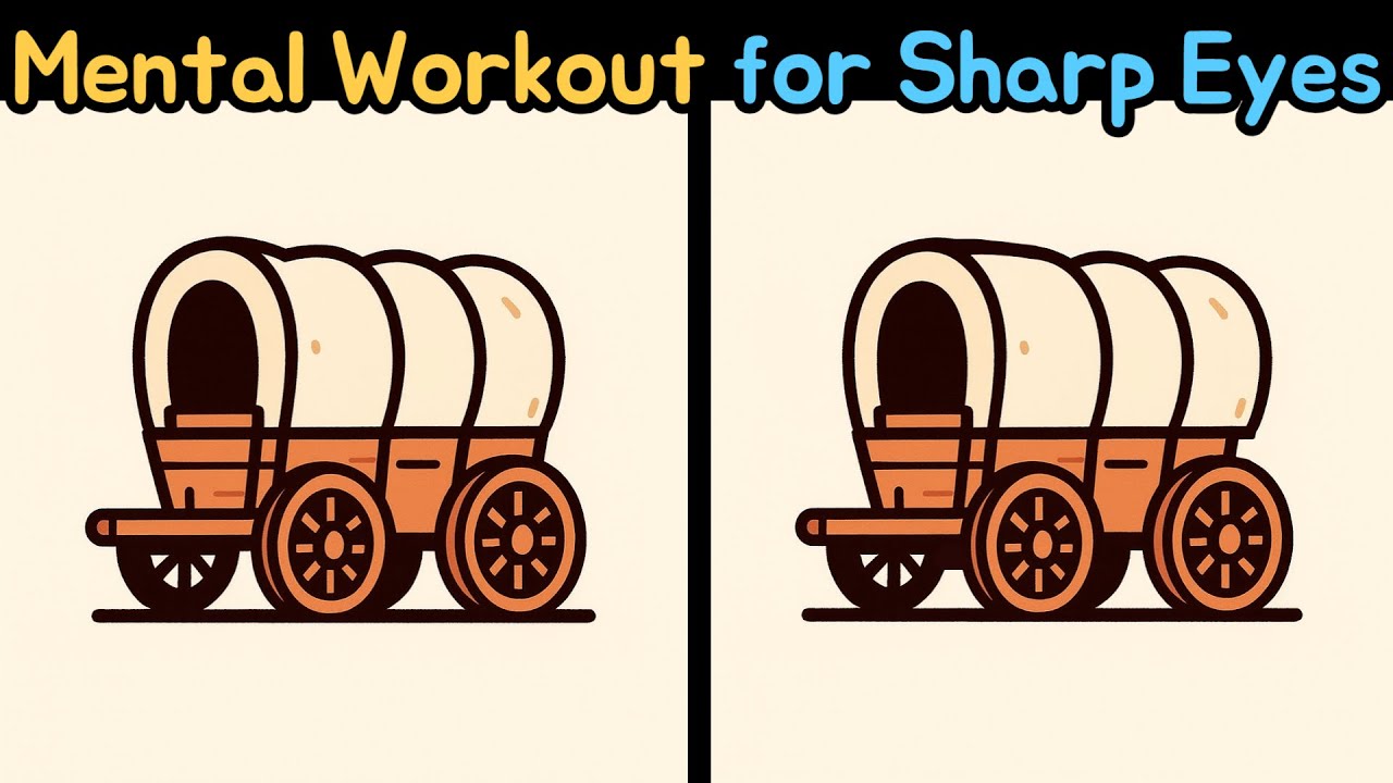 Spot The Difference: 10-Minute Mental Workout for Sharp Eyes [Find The Difference]