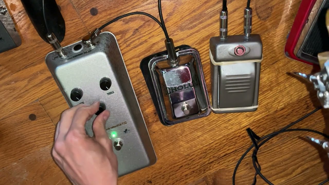 Echoluxe Antech VGF Bass Fuzz Germanium 60s Transistors Fuzztone Bassfuzz Guitar Pedal Custom Build
