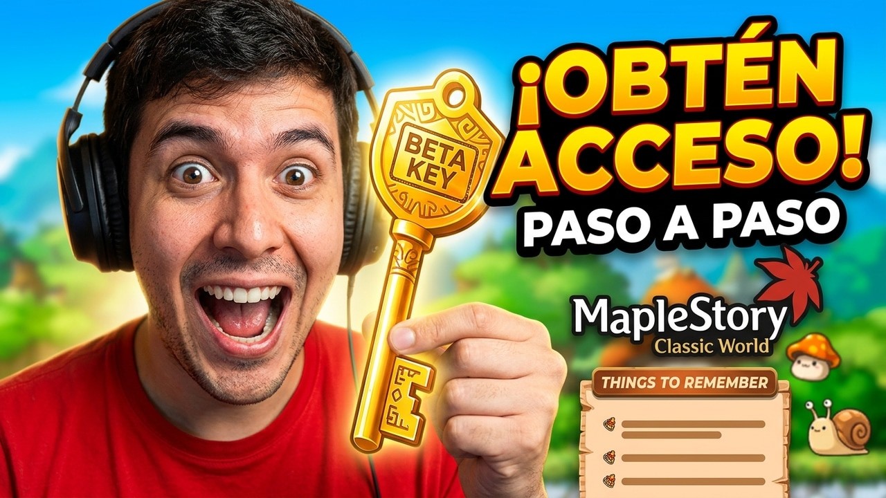 Como Entrar A La Beta Cerrada De MapleStory Classic (Guía Paso a Paso)