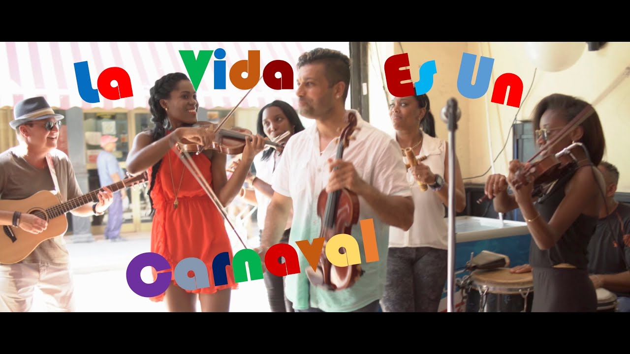 La Vida Es Un Carnaval - violin duet by G Pinto ft. Wendy Oram Galvez