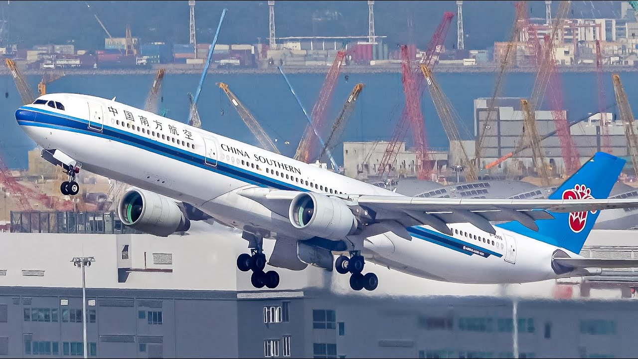 🇭🇰✈️25 Minutes Amazing Hong Kong Plane Spotting | B777, B787, B747, A320, A321, A330, A350