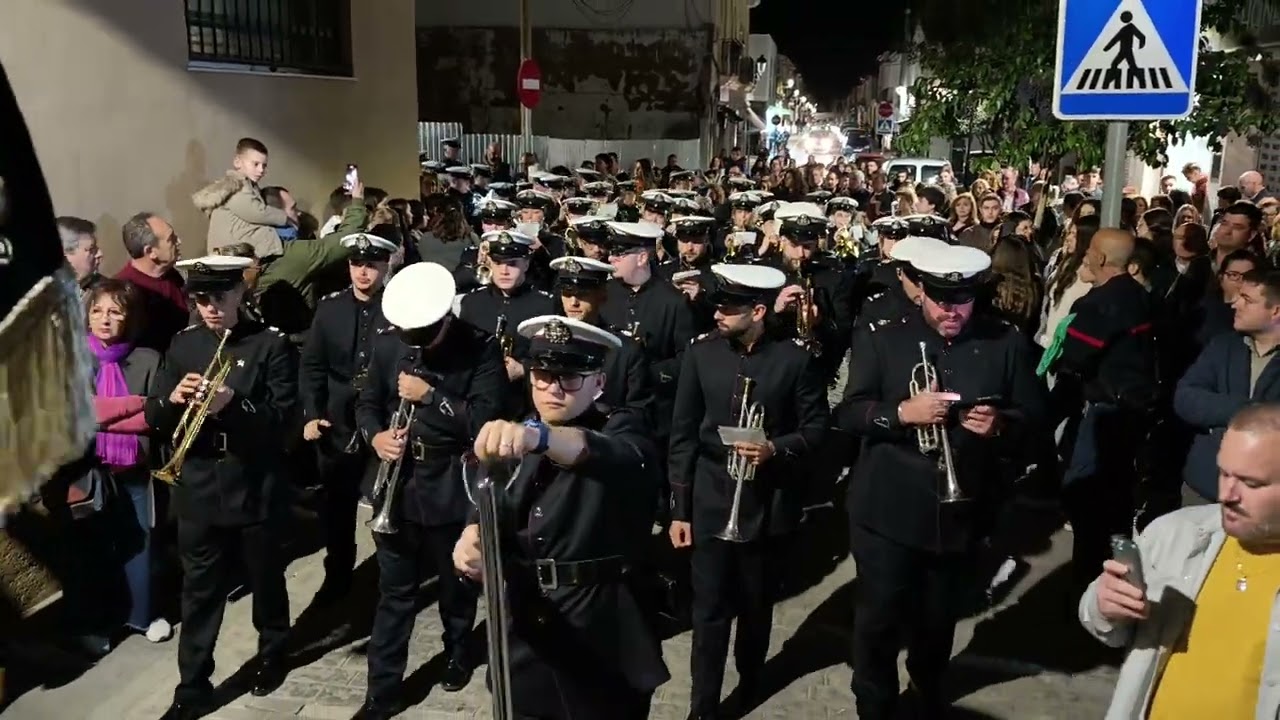 AM. LÁGRIMAS DE SAN FERNANDO CÁDIZ. acompañando música menté al GRAN PODER dé PILAS Sevilla.