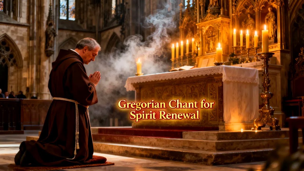 Gregorian Chant for Healing Sleep and Spiritual Serenity | Benedictine Ambience and Sacred Grace