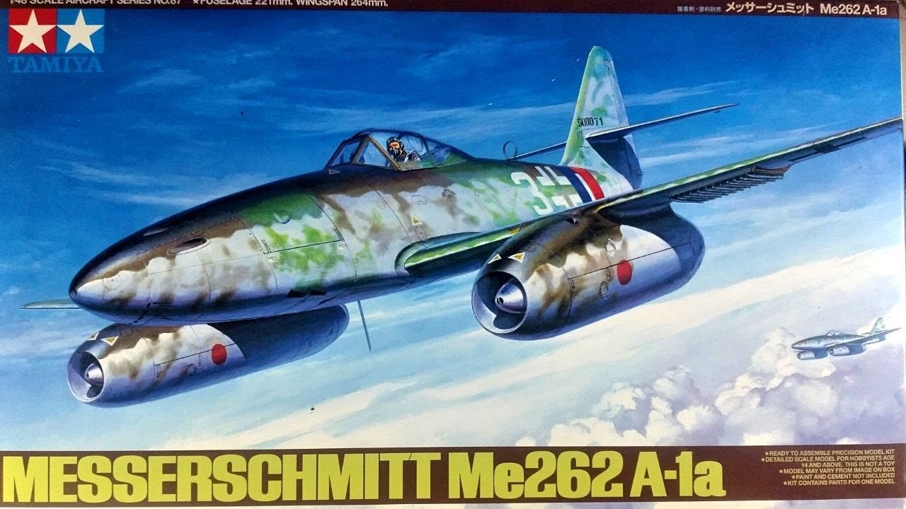 MESSERSCHMITT Me262 A-1a 1/48 scale, Aircraft Series by Tamiya, Build Part 1