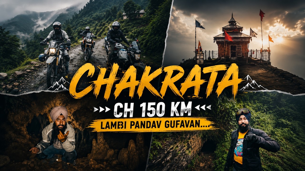 Pandavs Di 150 KM Lambi Guffa | Trekking Karde Badlan Ne Gheria | #budhercaves | #turbanedexplorer
