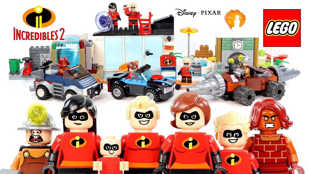 LEGO&reg; Juniors The Incredibles 2 Underminer Bank Heist & The Great Home Escape Speed Build