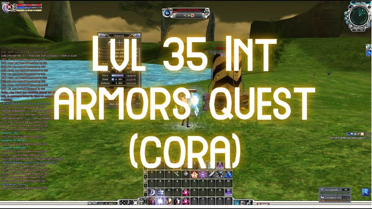 Cora Level 35 Intense Armors Quest - RF Online PlayPark NeoNexus