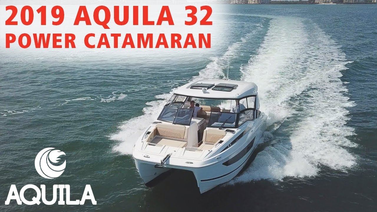 2019 Aquila 32 Power Catamaran at MarineMax St. Petersburg, Florida